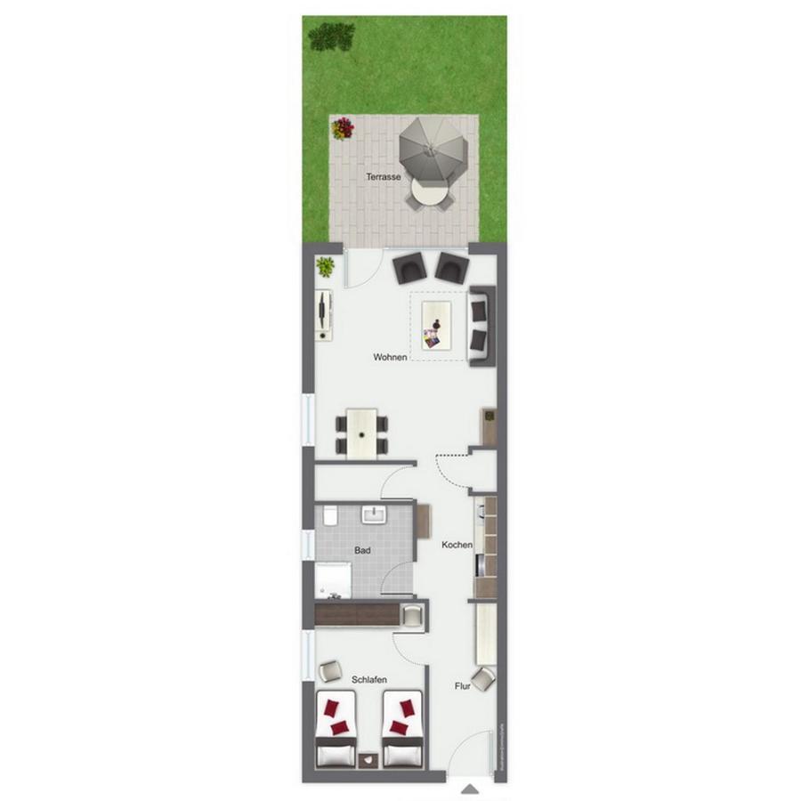 Feriendorf Papillon Wohnung 13-1 博尔滕哈根 外观 照片